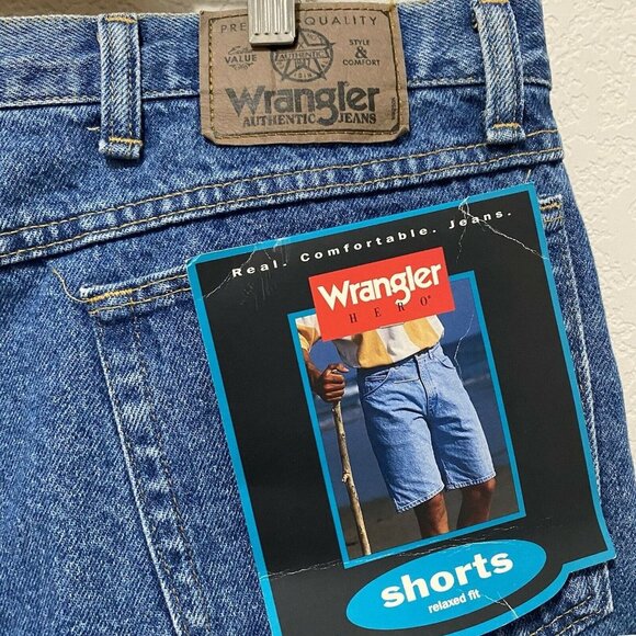 Wrangler 42 X 8 Jean Shorts Dead Stock New With Tags Made in USA - Picture 6 of 8